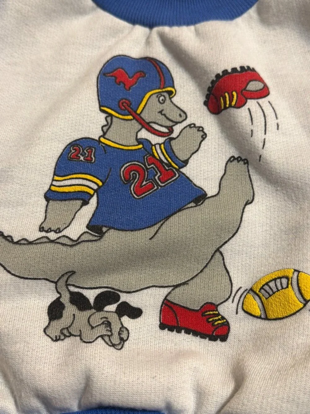 Vintage Andover Togs 2 Piece Sweatsuit All Star Performance Football Dogs Sz 2T